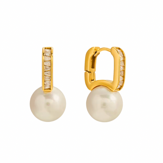 Pearl-pure earrings