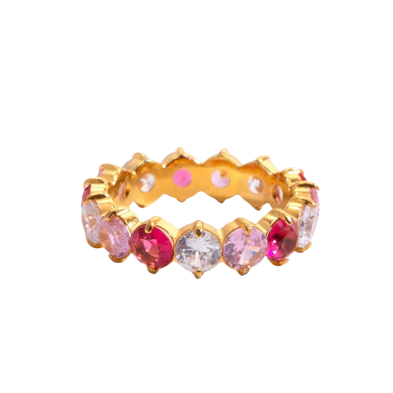 Pinkish Band ring