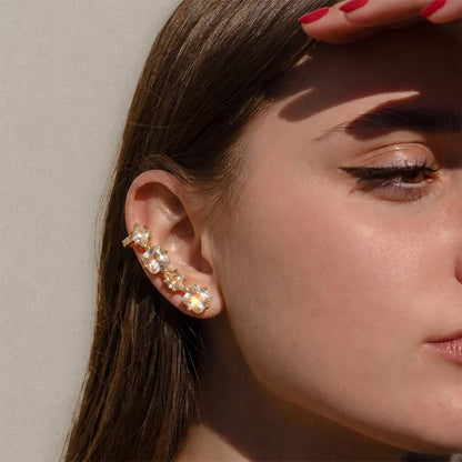 Pataka cuff earrings