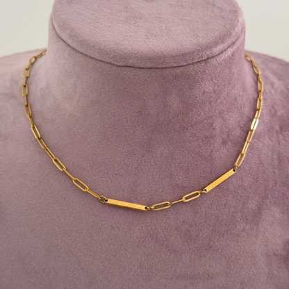 Double Bar Engravable necklace