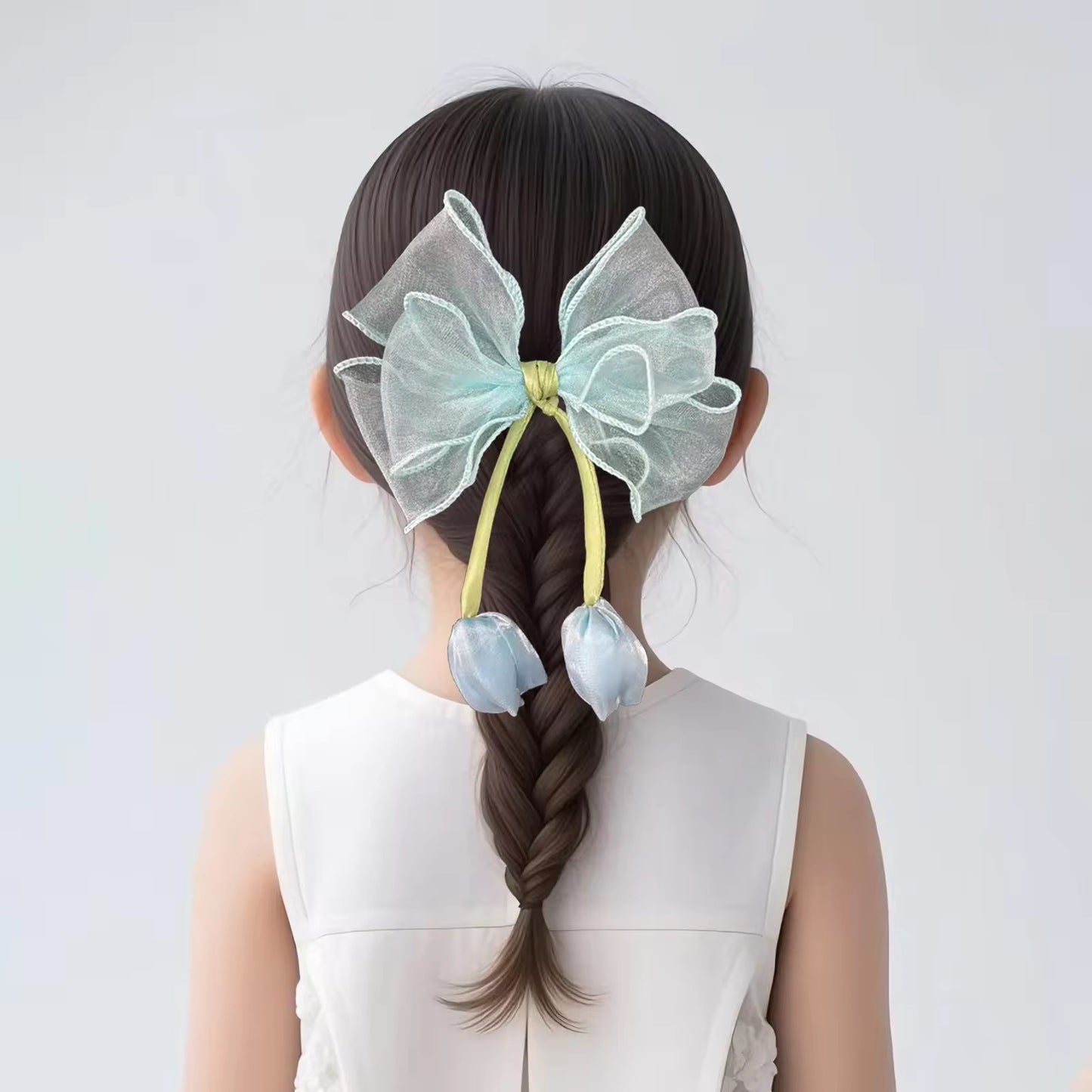 Tulip bow clip