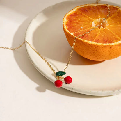 Cherry necklace