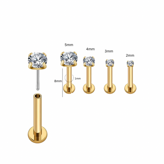 Modern flat backs studs