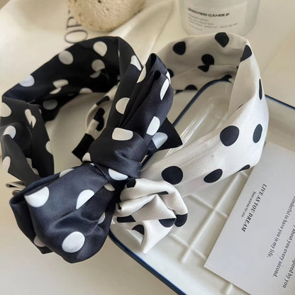 Polka dot headband