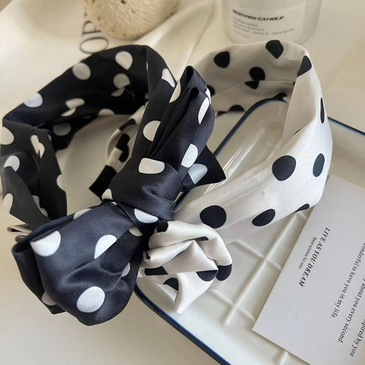 Polka dot headband