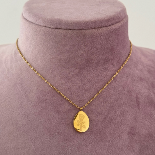 Rosette necklace