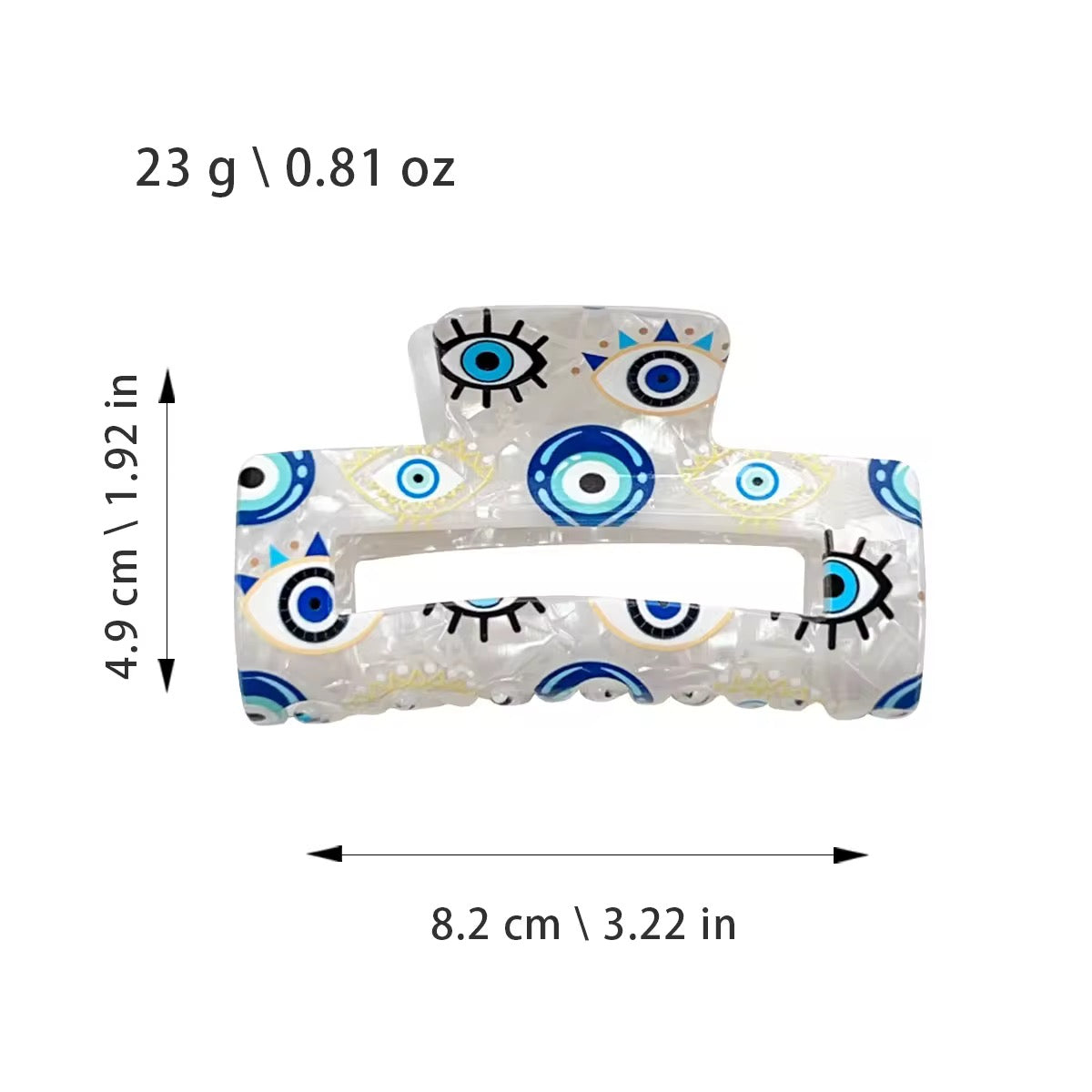 Evil eye clawclip