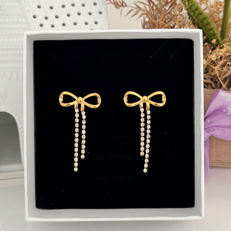 Golden gleam earrings