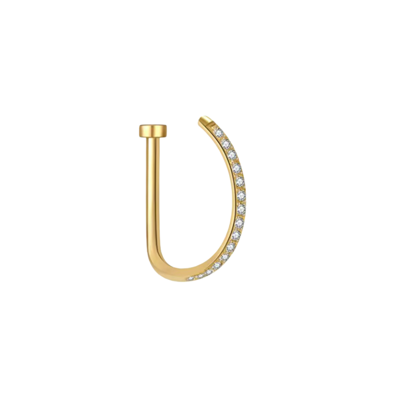 Minimal fake nose ring