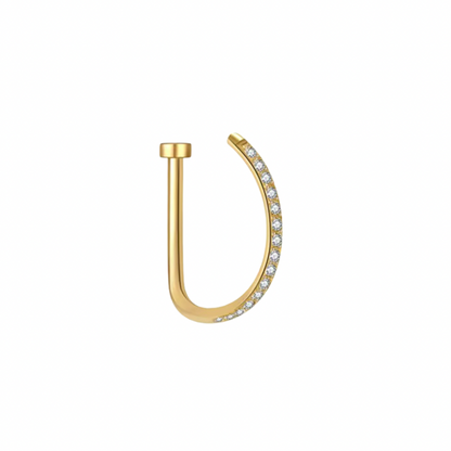 Minimal fake nose ring