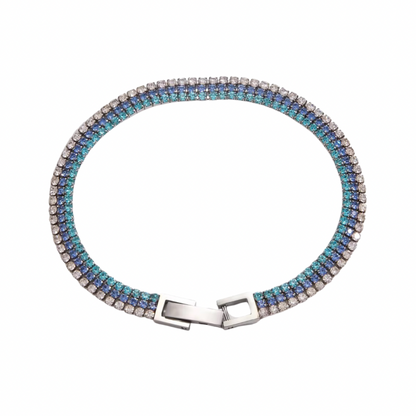 Blue hues bracelet