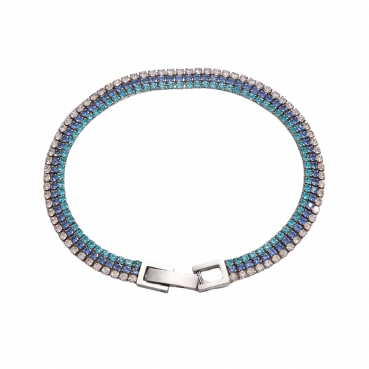 Blue hues bracelet