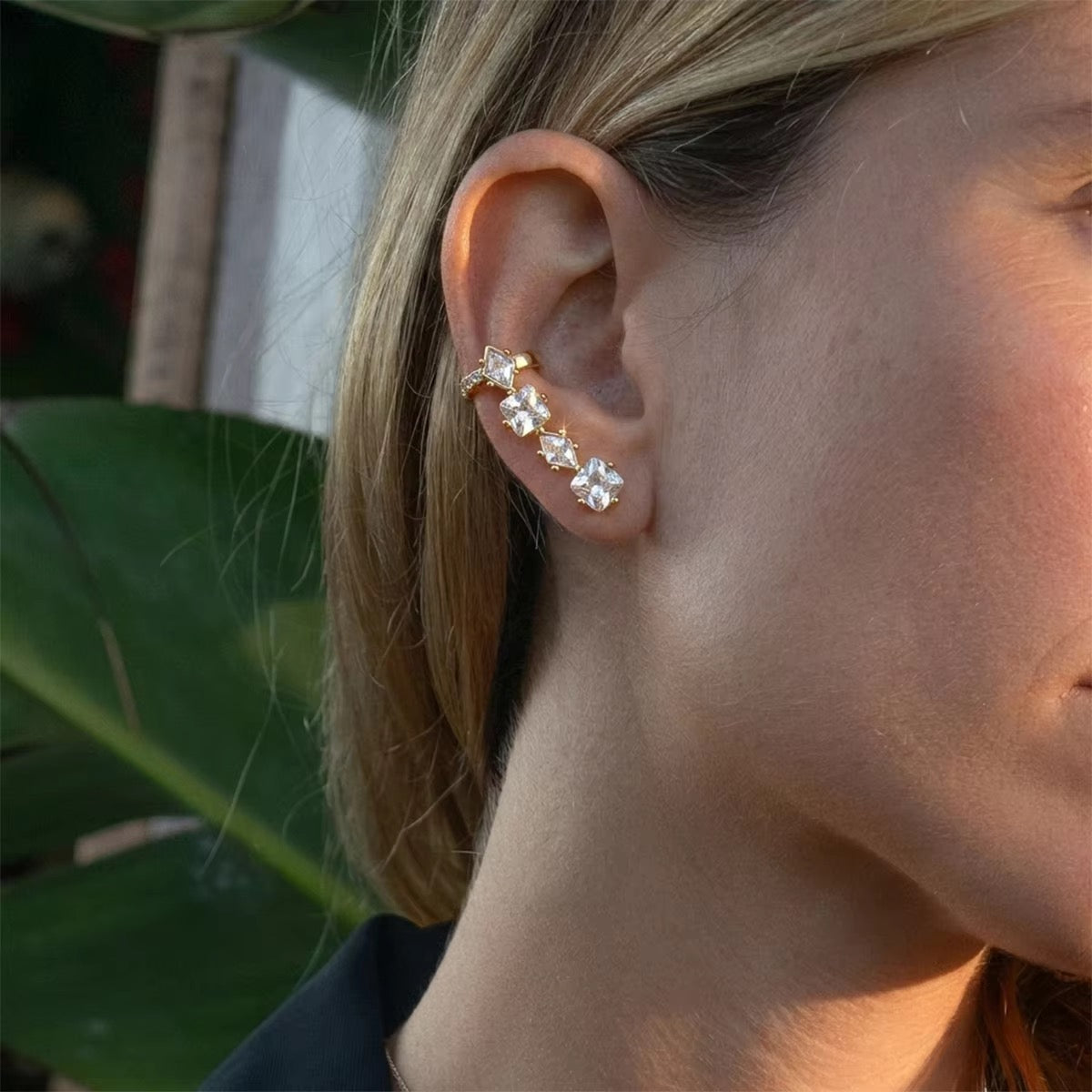Pataka cuff earrings