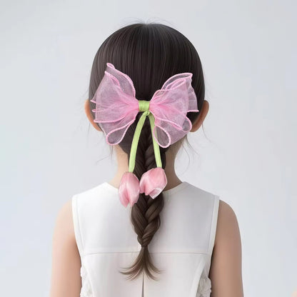 Tulip bow clip