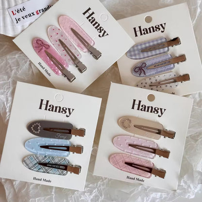 Coquette Jaw clips (set of 3)