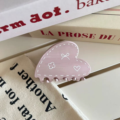 Cotton candy claw clip