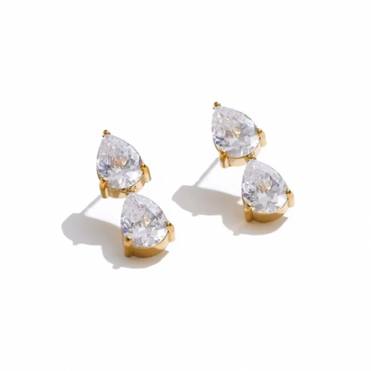 Pear pressure earrings