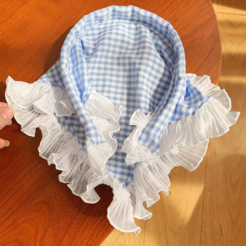 Checkered Scarf headband
