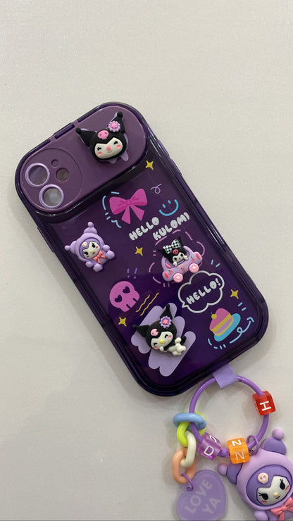 Kuromi charm case