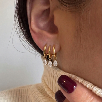 Crawler illusion earrings