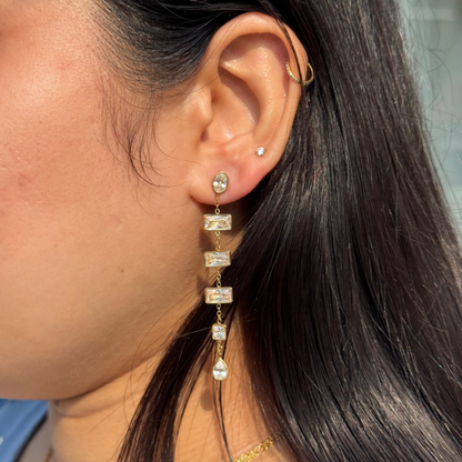 Heart of stone earrings