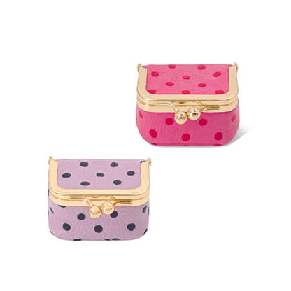 Polka dot pouch
