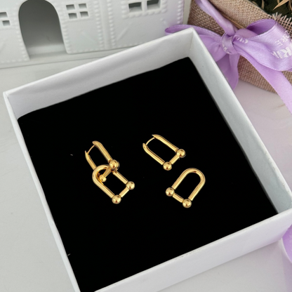 Horseshoe earrings