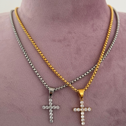 Religious cross necklace(unisex)