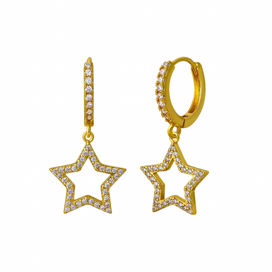 Glooming star earrings
