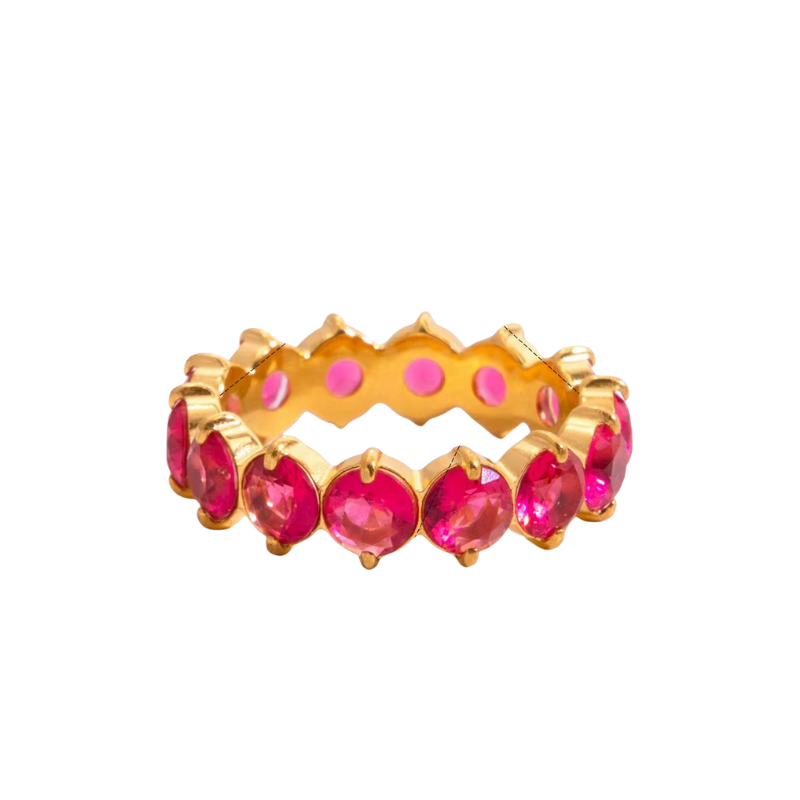 Hot Pink band ring