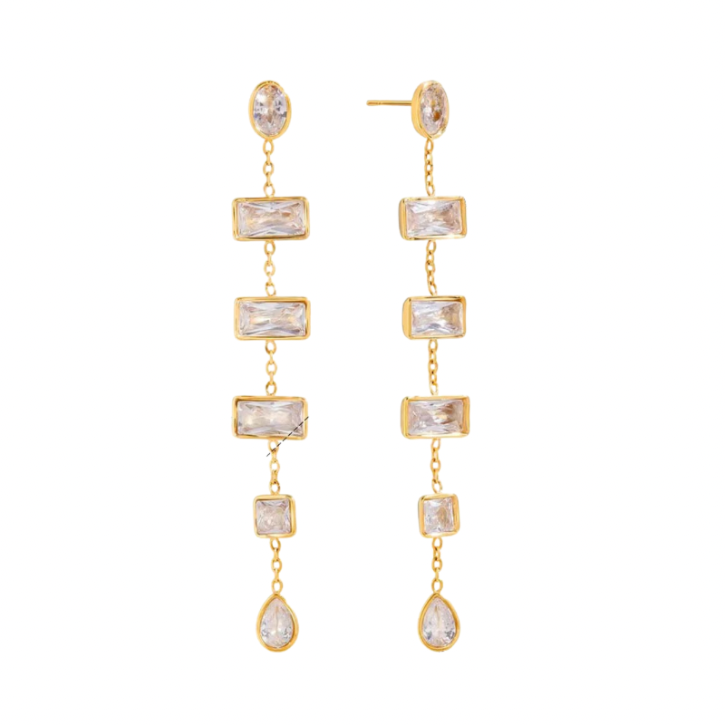 Heart of stone earrings