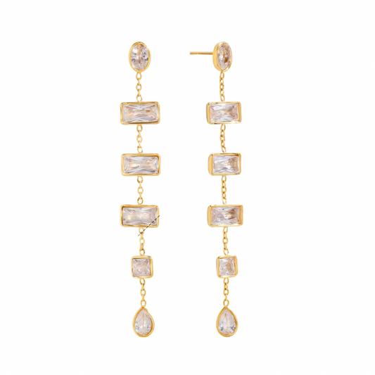 Heart of stone earrings