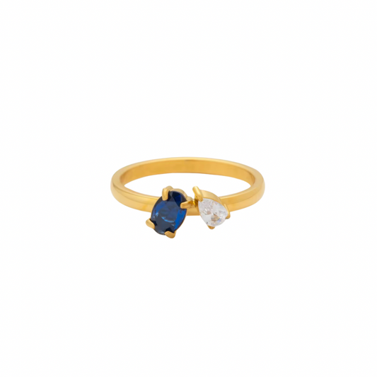 Blue moon ring