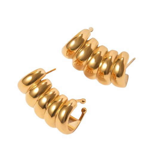 Caterpillar earrings