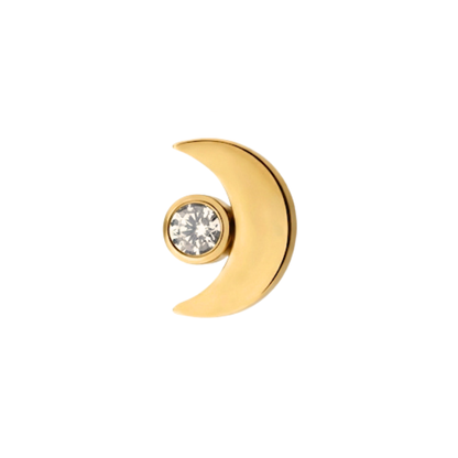 Moon helix stud