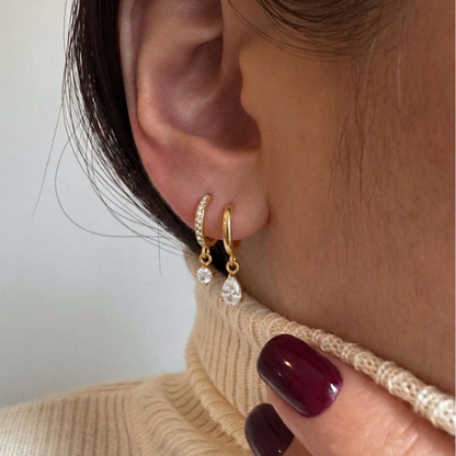 Duo Illusion earrings