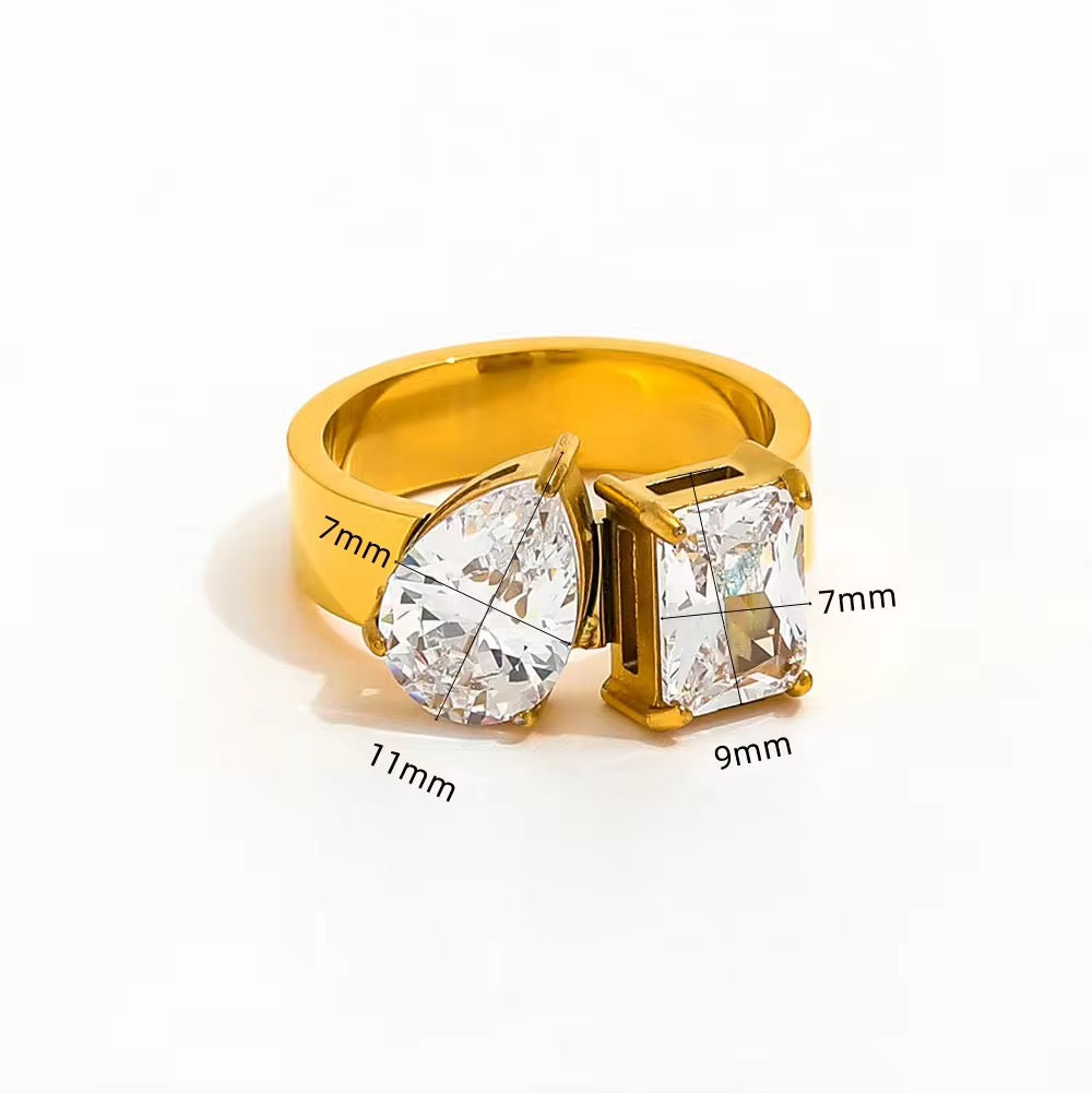 Whispering gold ring