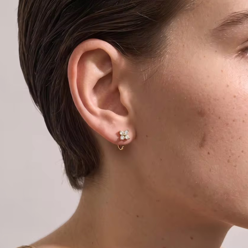 Bali cum studs(flower)