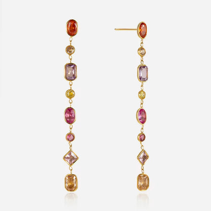 Fuchsia core earrings