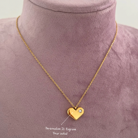 Heart Engravable necklace