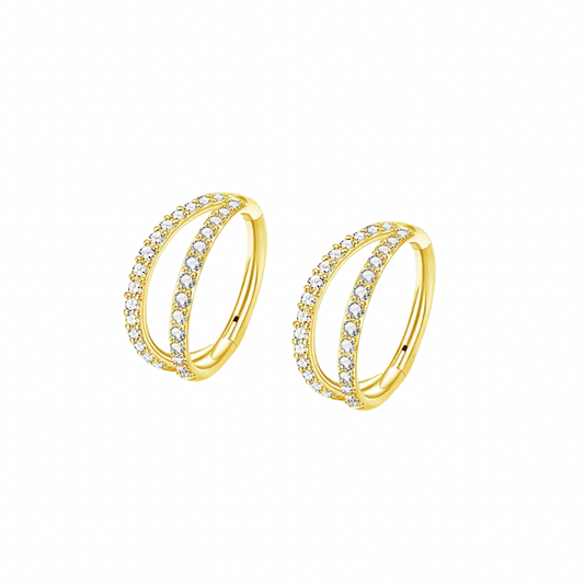 Double bali earrings
