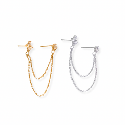 Double love earrings(pair)