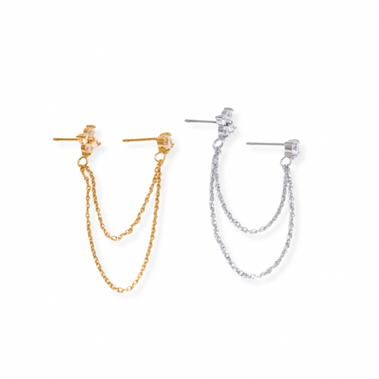 Double love earrings(pair)