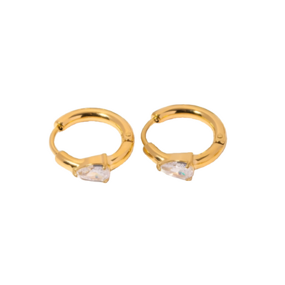 Pear Bali earrings