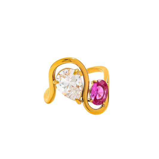 Pink expresso ring