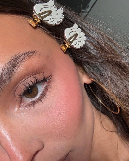 Ivory Angel aura clip(pair)