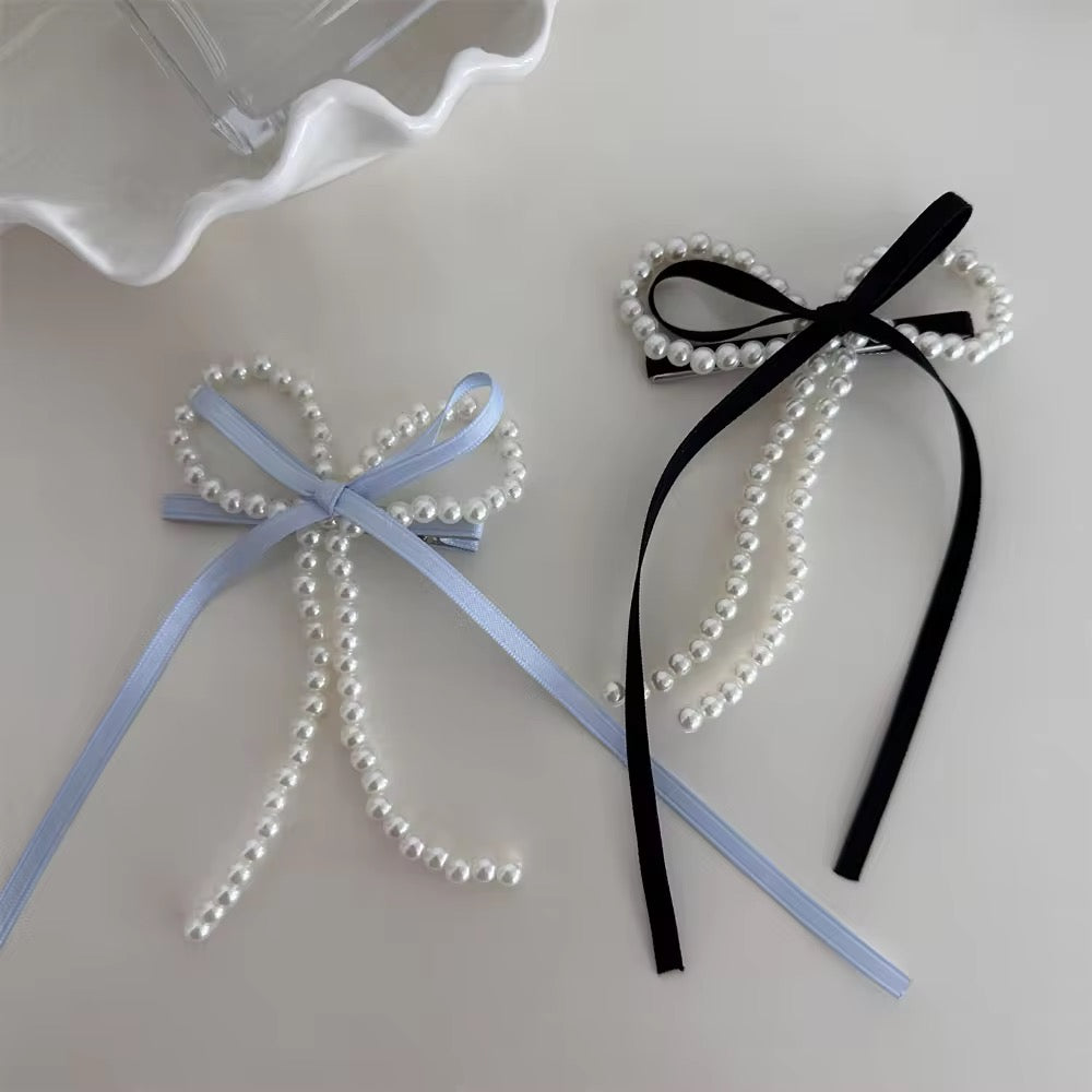 Pearl Bow clip