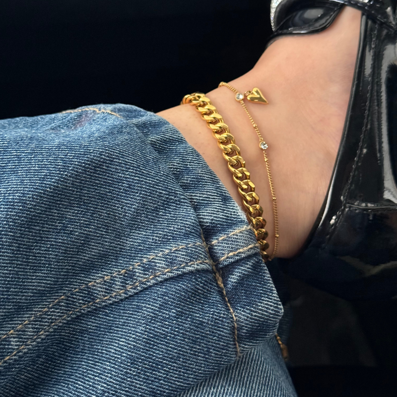 Cuban anklet