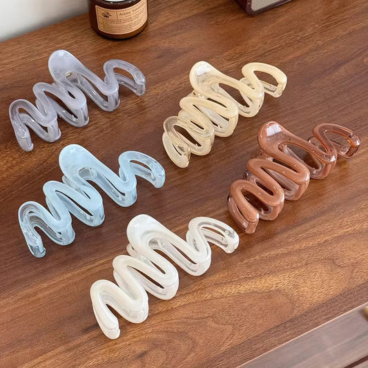 Zigzag claw clip