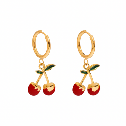Cherry  drop earring